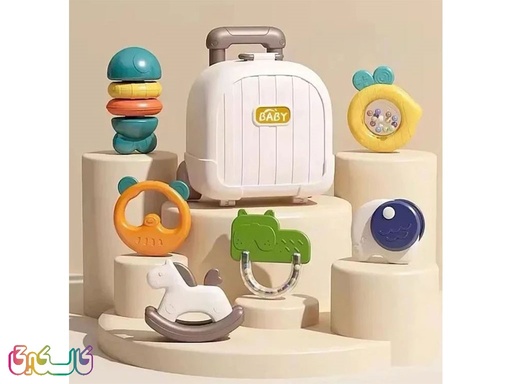 جغجغه چمدانی صندوقی 6 تیکه