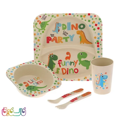 ست ۵ تکه ظروف مربع بامبو کوکو