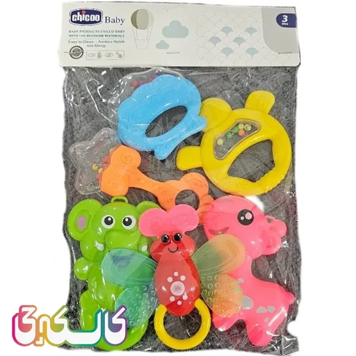 مجموعه جغجغه 7 عددی نوزاد کد 667 چیکو بیبی