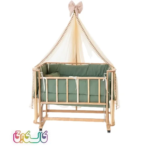 تخت و گهواره کنار مادر ماتاکیدز مدل رهام
