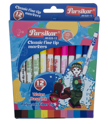 ماژیک 12 رنگ پارسیکار