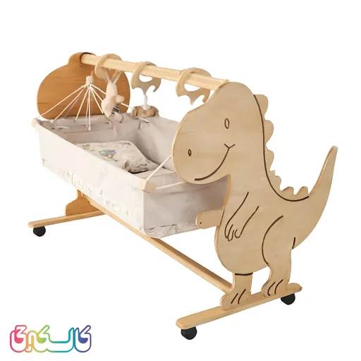 تخت و گهواره کودک مدل دایناسور
