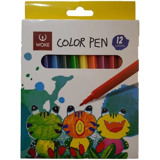 ماژیک رنگ آمیزی 12 رنگ وک