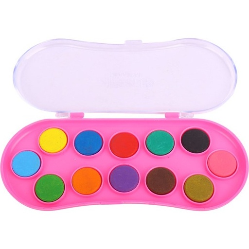 [4040010] آبرنگ 12 رنگ آریا به همراه قلم مو