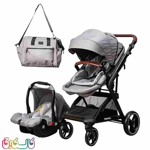 سرویس کالسکه کودک کیکابو مدل جولی با ساک لوازم