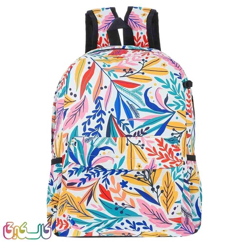 کوله پشتی بچگانه مدل برگی